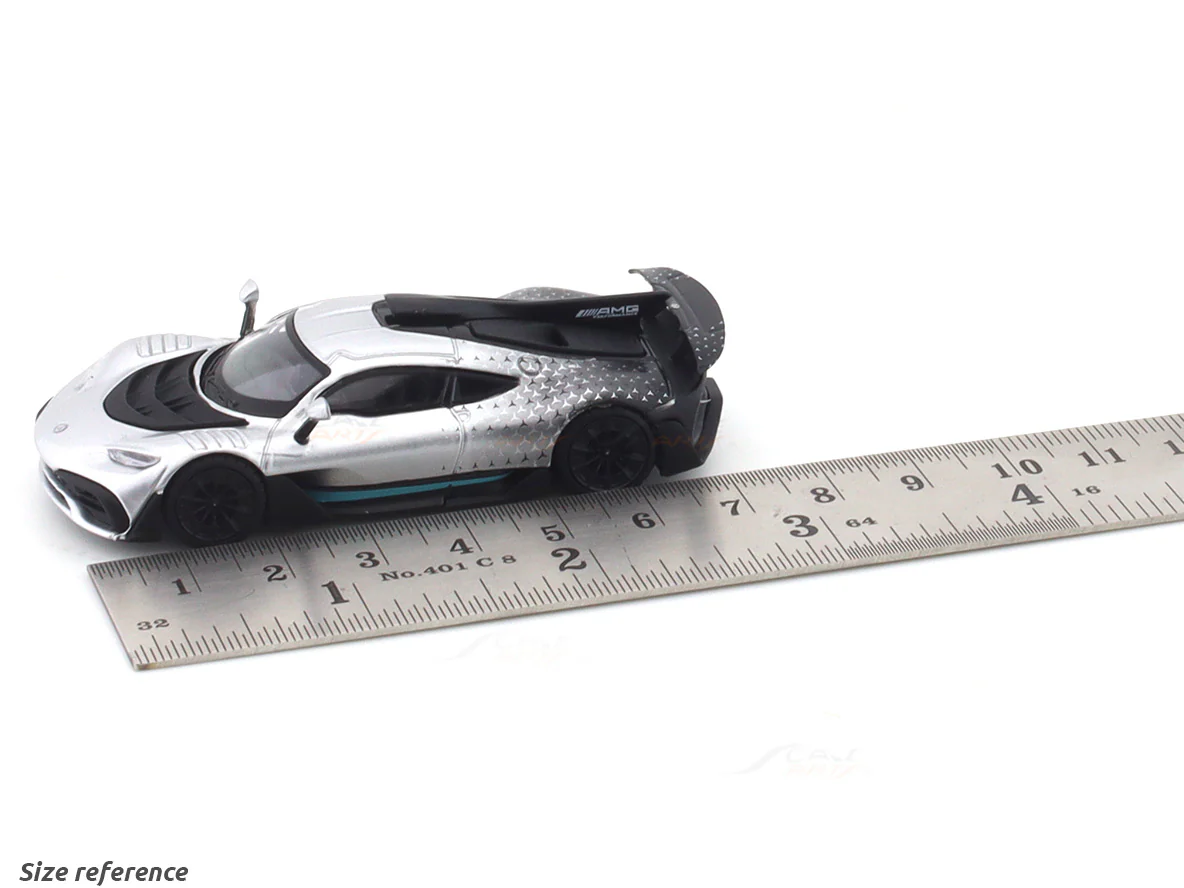 Mercedes-Benz AMG ONE silver 1:64 LMLF diecast scale model car miniature - Image 9