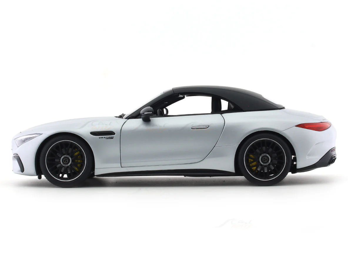 Mercedes-Benz AMG SL63 R232 silver 1:18 iScale diecast scale model car collectible - Image 5