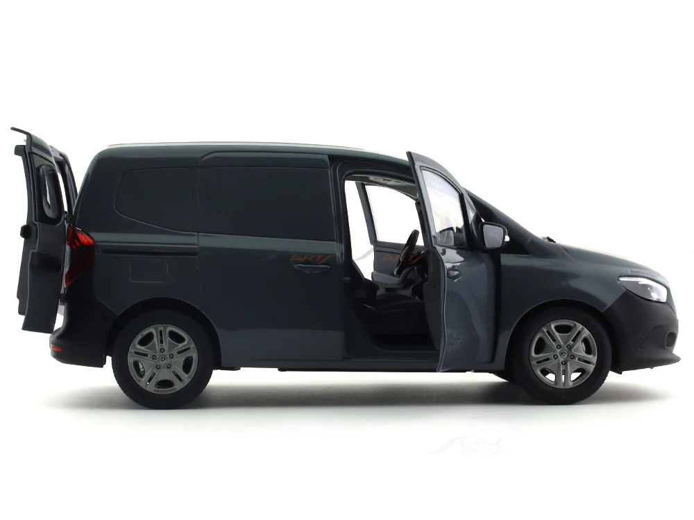 Mercedes-Benz Citan Van W420 grey 1:18 NZG diecast scale model van collectible - Image 11