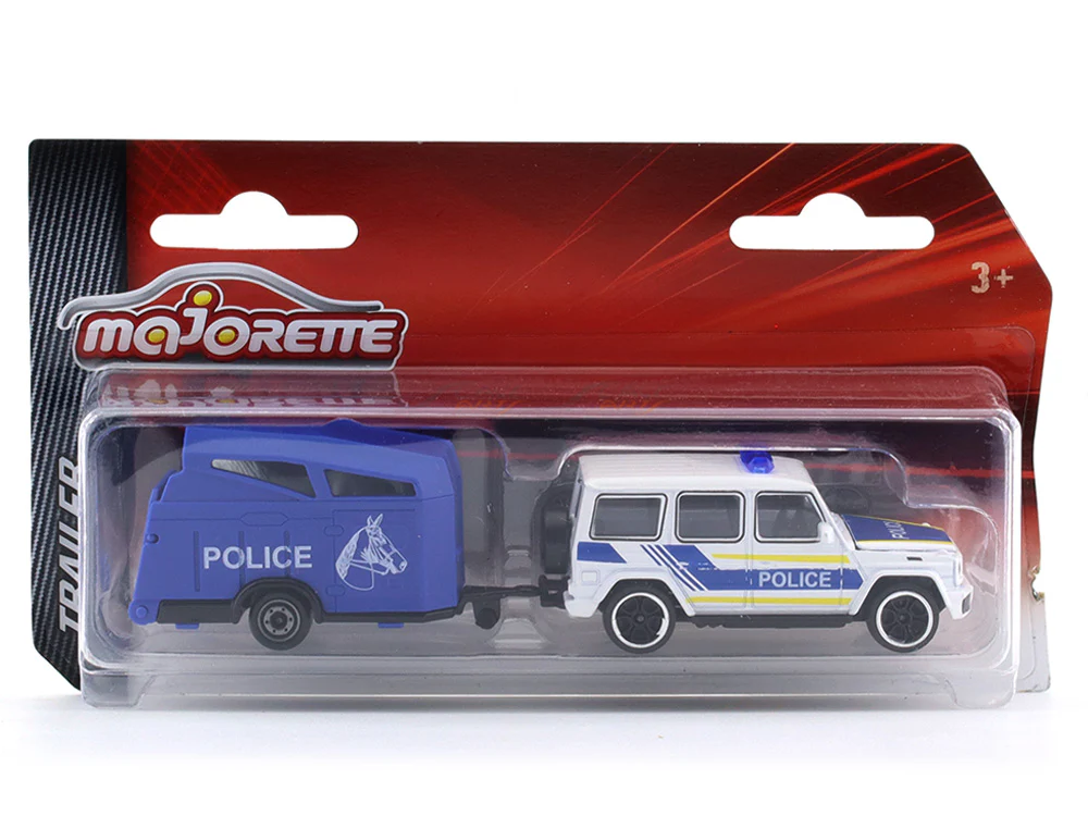 Mercedes-Benz G Class with trailer 1:61 Majorette scale model car