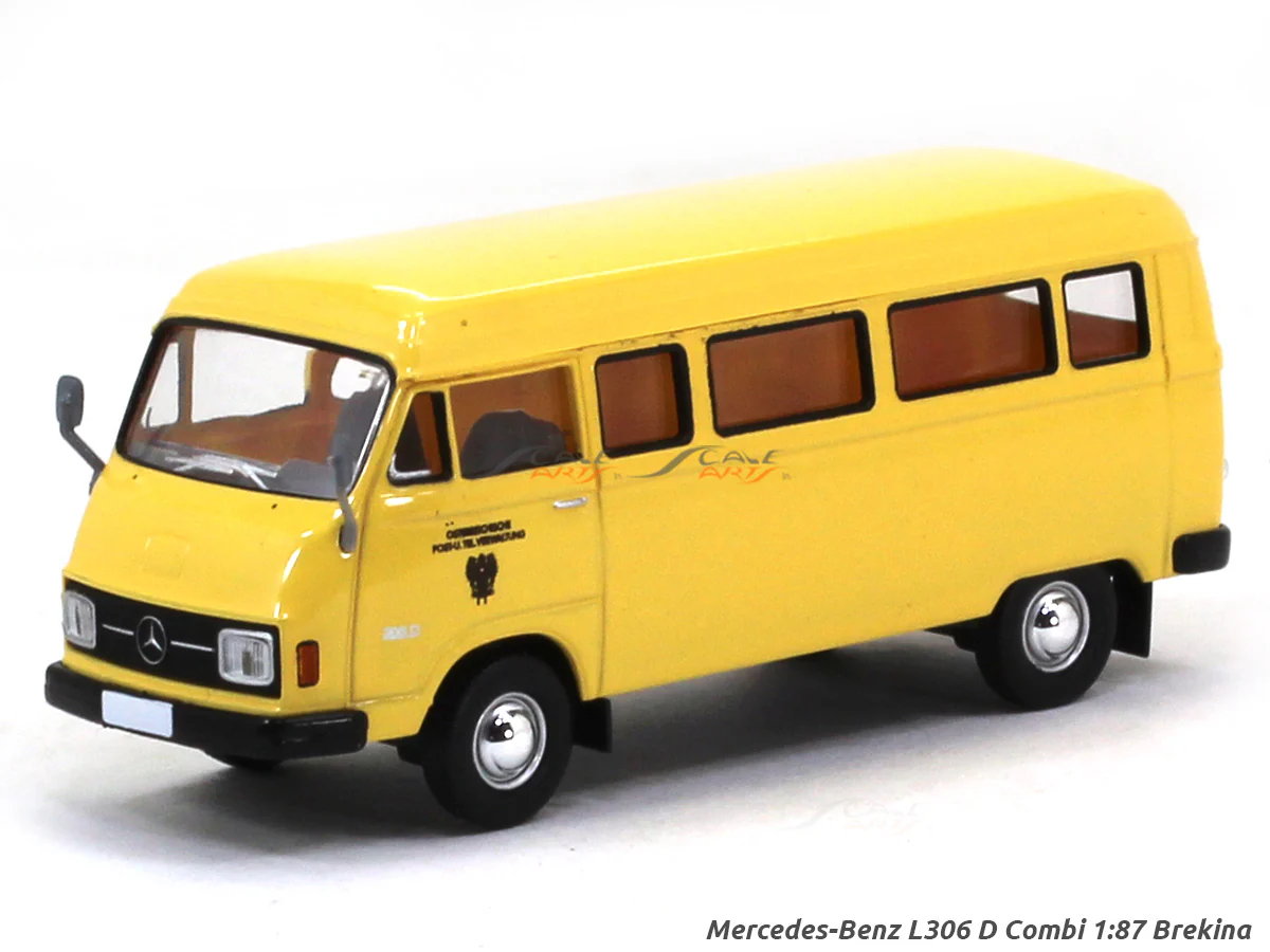 Mercedes-Benz L306 D Combi Van 1:87 Brekina HO Scale Model Van