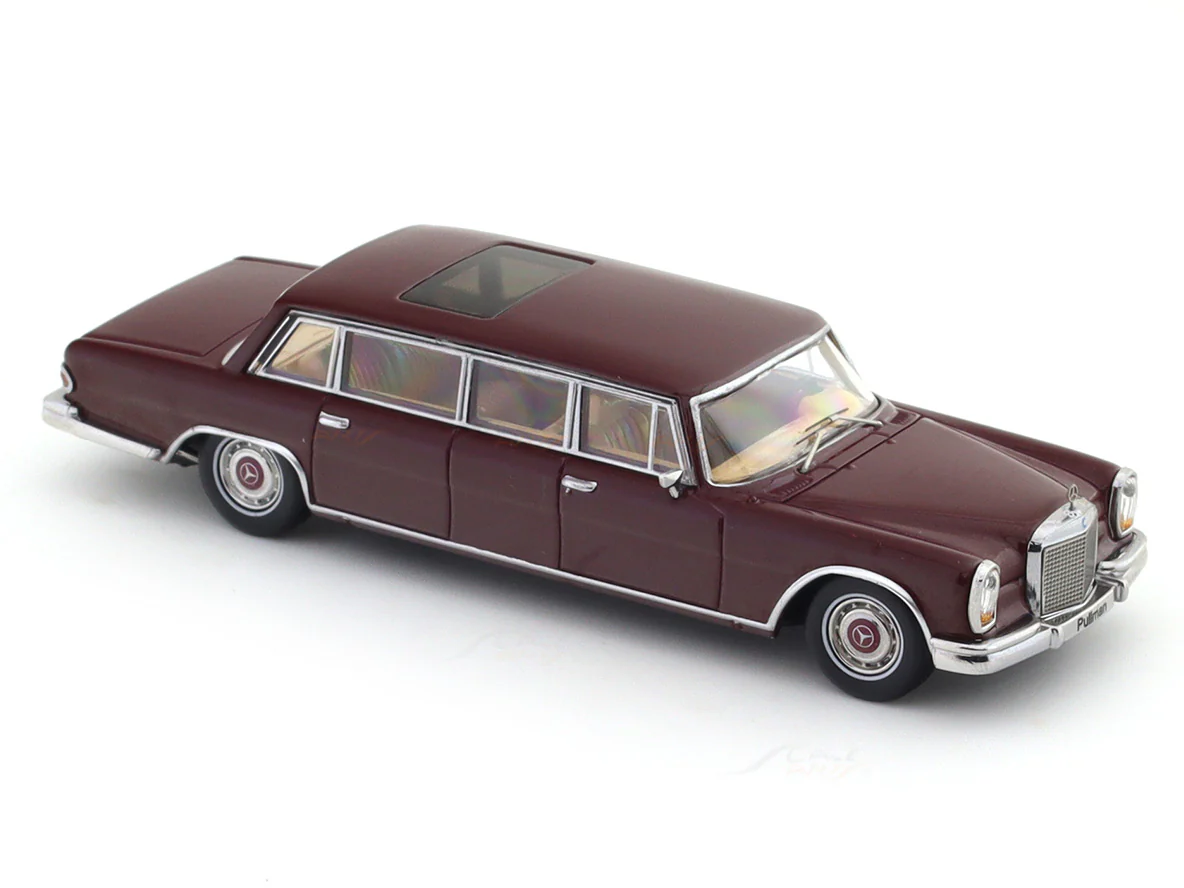 Mercedes-Benz Pullman S600 Red 1:64 GCD diecast scale model car miniature collectible - Image 7