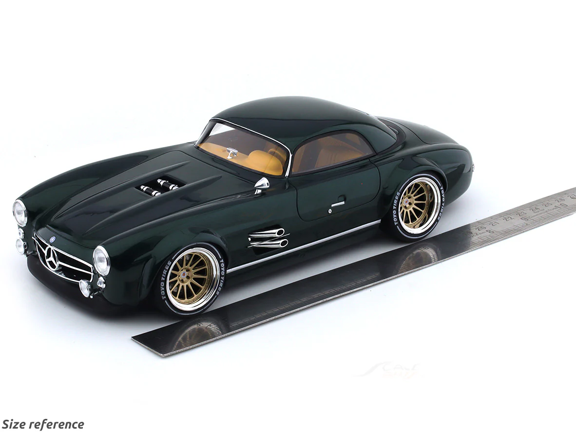 Mercedes-Benz S Club Roadster green 1:18 GT Spirit Scale Model collectible - Image 10