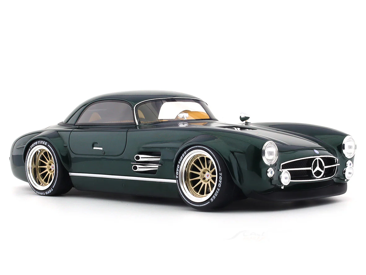 Mercedes-Benz S Club Roadster green 1:18 GT Spirit Scale Model collectible - Image 6