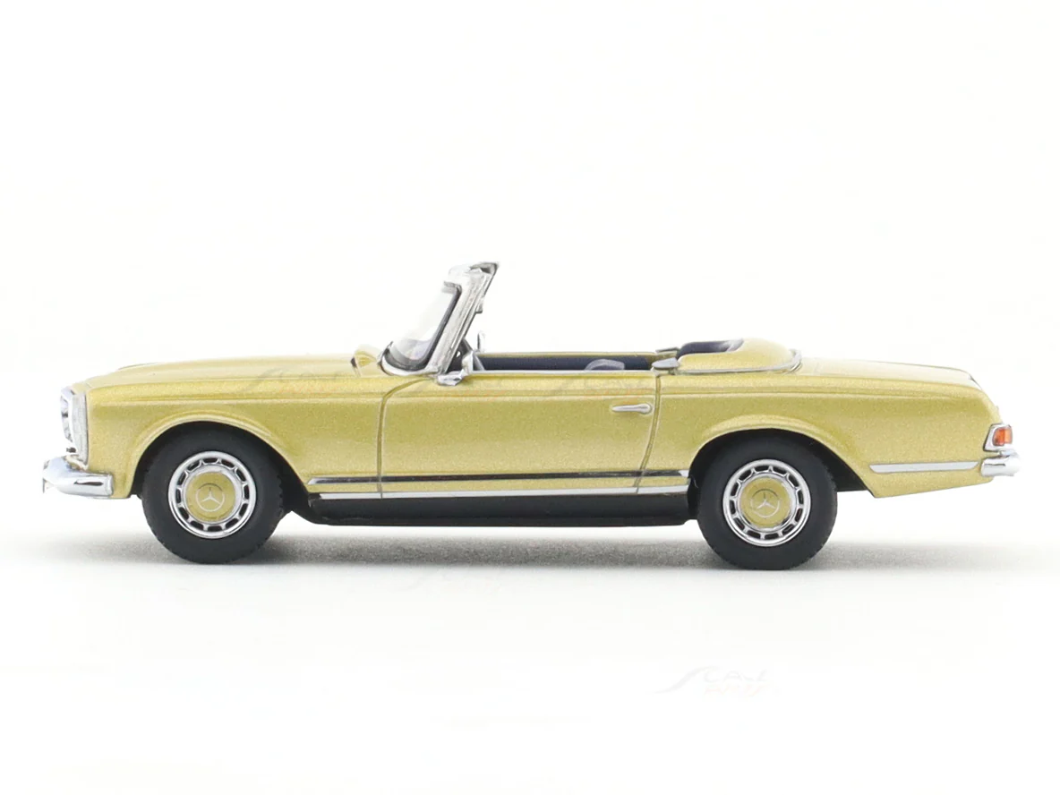 Mercedes-Benz SL280 W113 golden 1:64 Scale Mini scale model car miniature collectible - Image 2