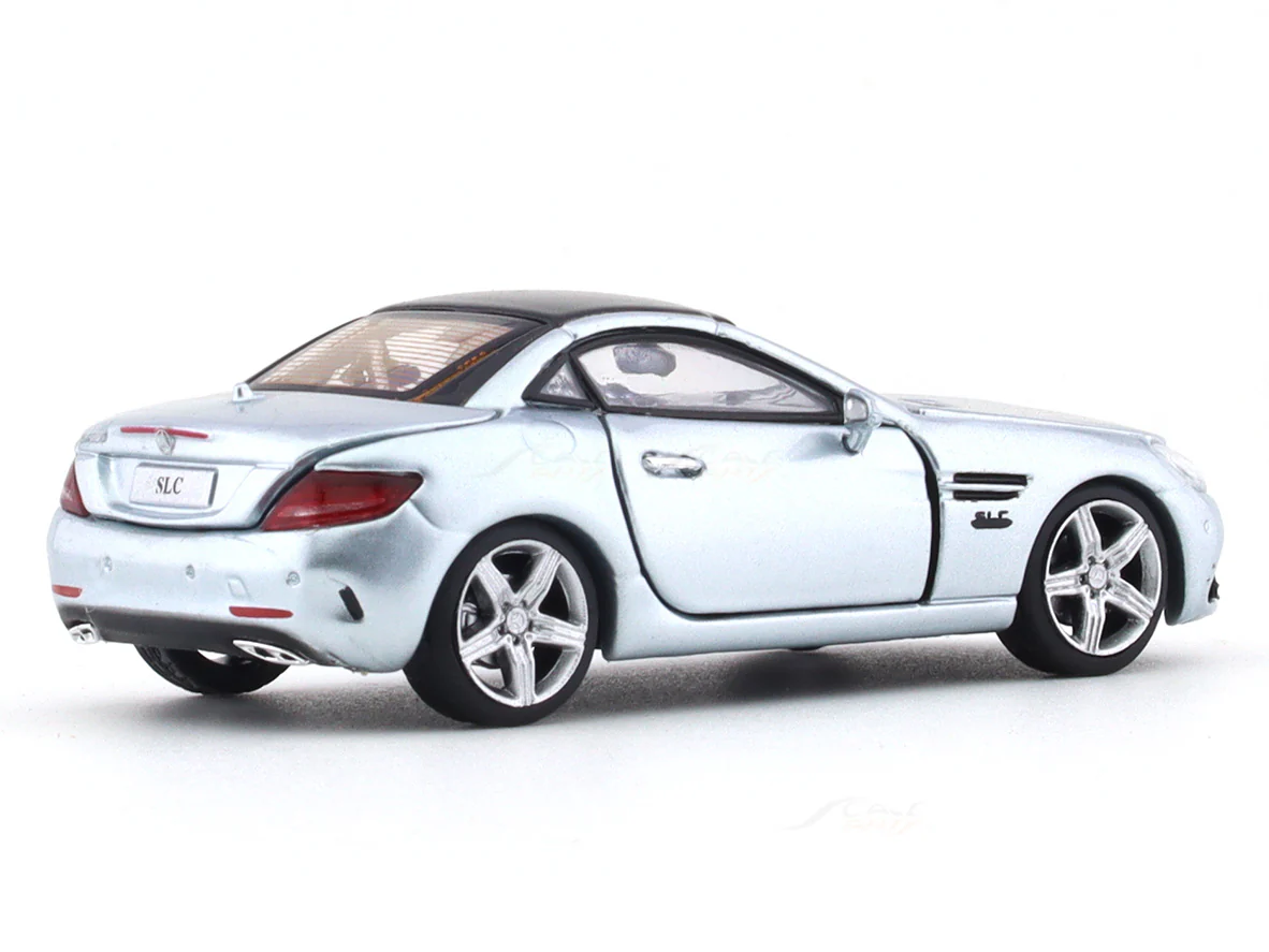 Mercedes-Benz SLC silver 1:64 LF Models diecast scale model collectible - Image 4