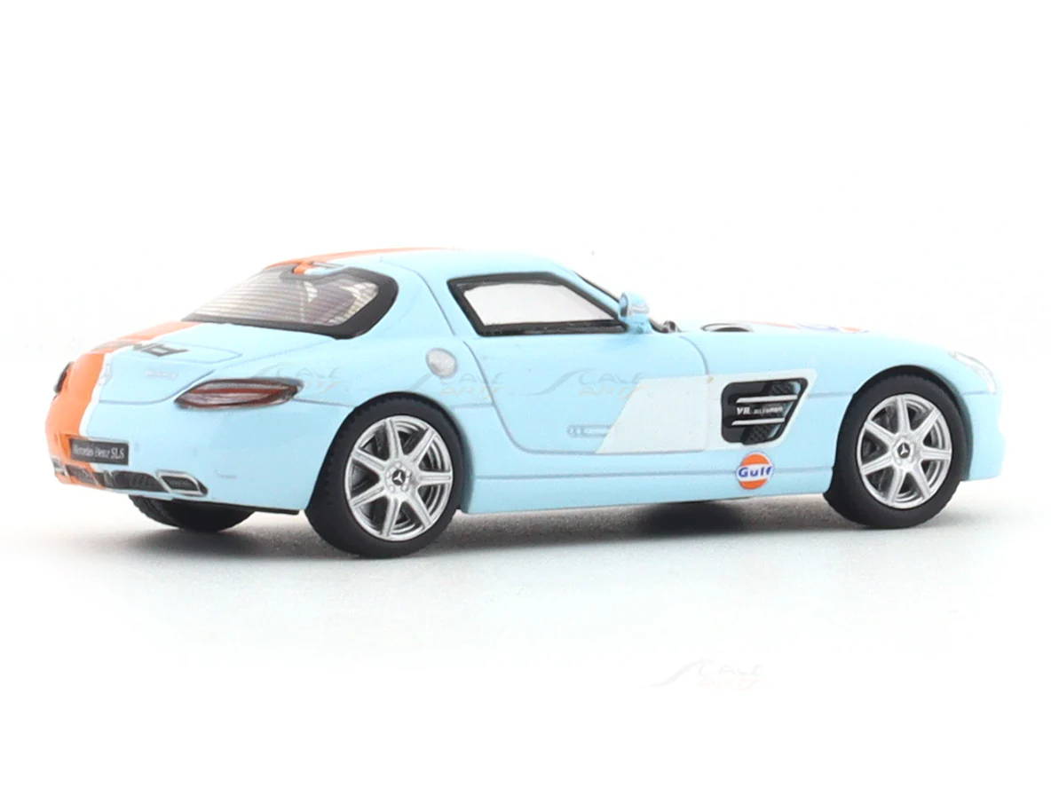 Mercedes-Benz SLS AMG with figure B 1:64 TimeMicro diecast scale model car - Image 6