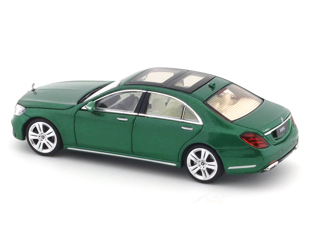 Mercedes-Benz W222 S320L green 1:64 Glory Model diecast scale model car - Image 9