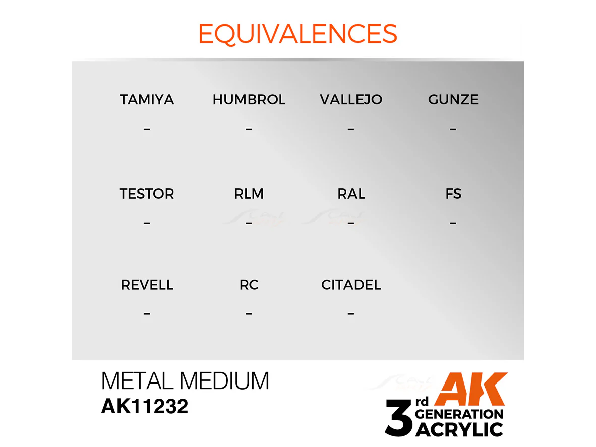 Metal Medium 17ml AK Interactive acrylic color AK11232 - Image 2