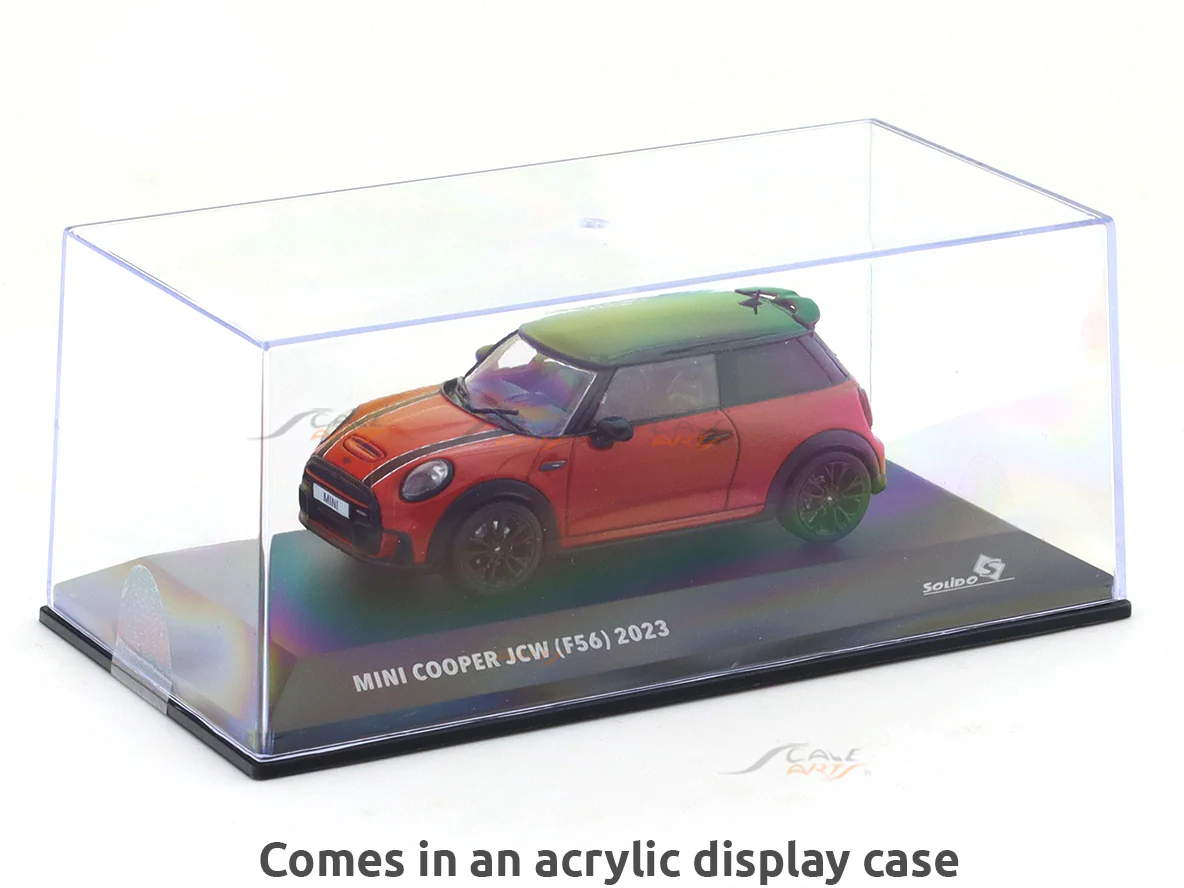 Mini Cooper John Works Chilli Red 1:43 Solido licensed diecast Scale Model collectible - Image 2