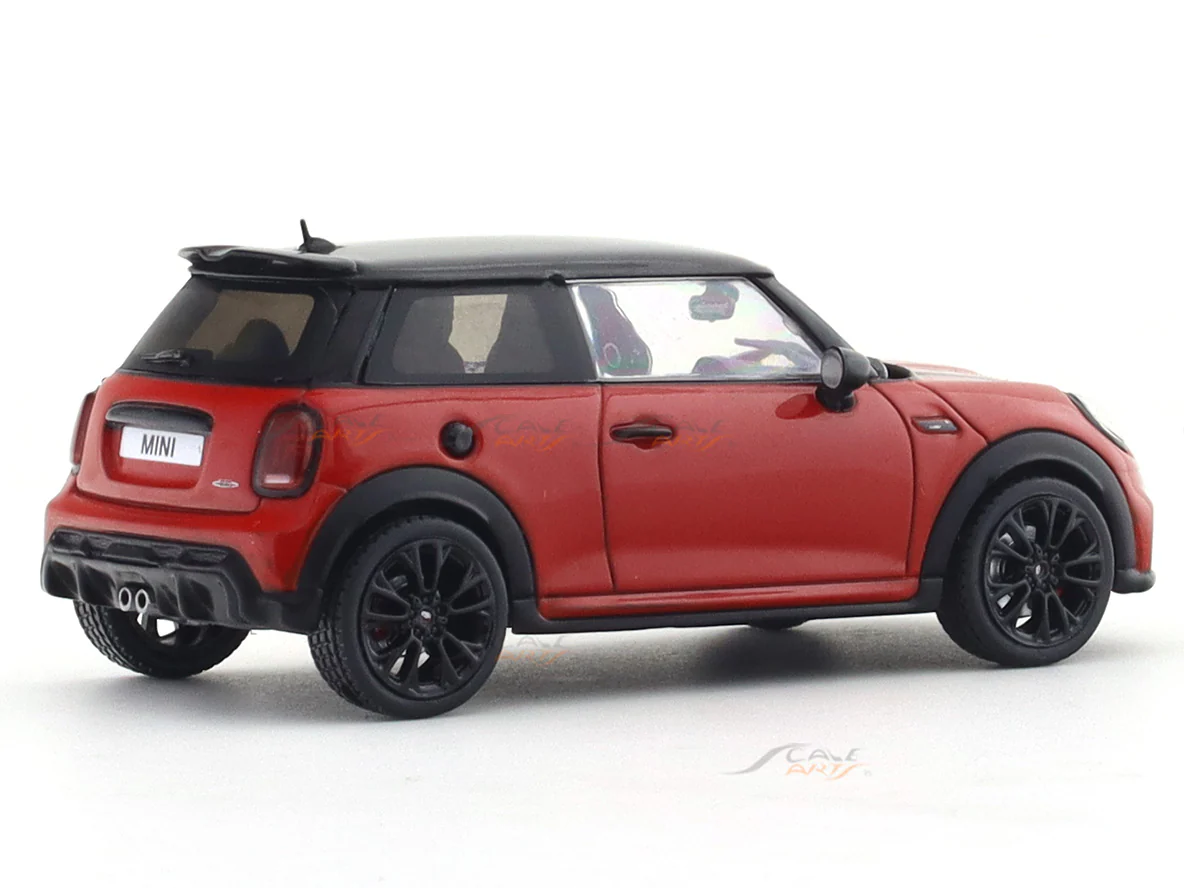 Mini Cooper John Works Chilli Red 1:43 Solido licensed diecast Scale Model collectible - Image 5