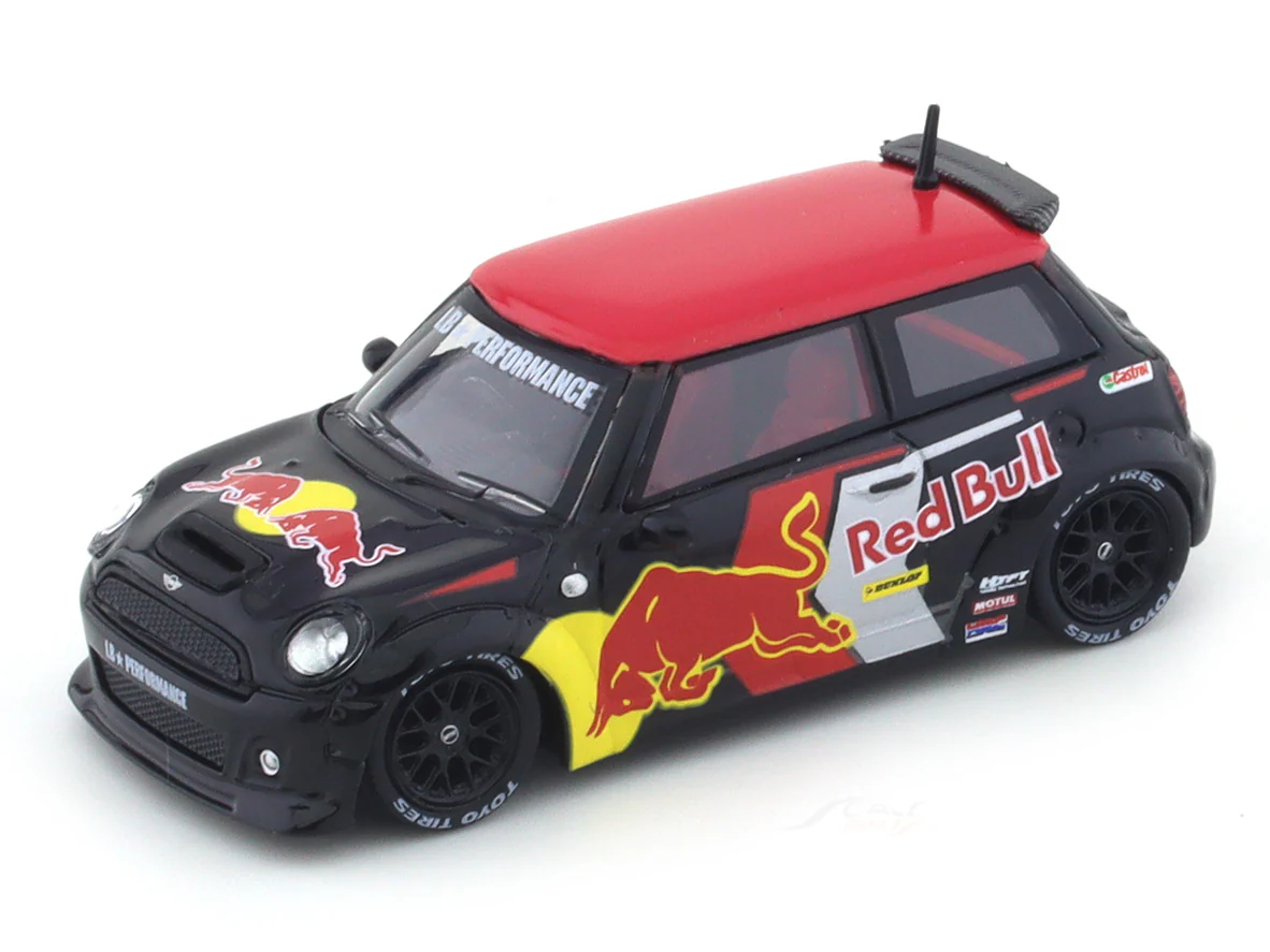 Mini Cooper LBWK Redbull 1:64 Time Micro diecast scale model collectible - Image 7