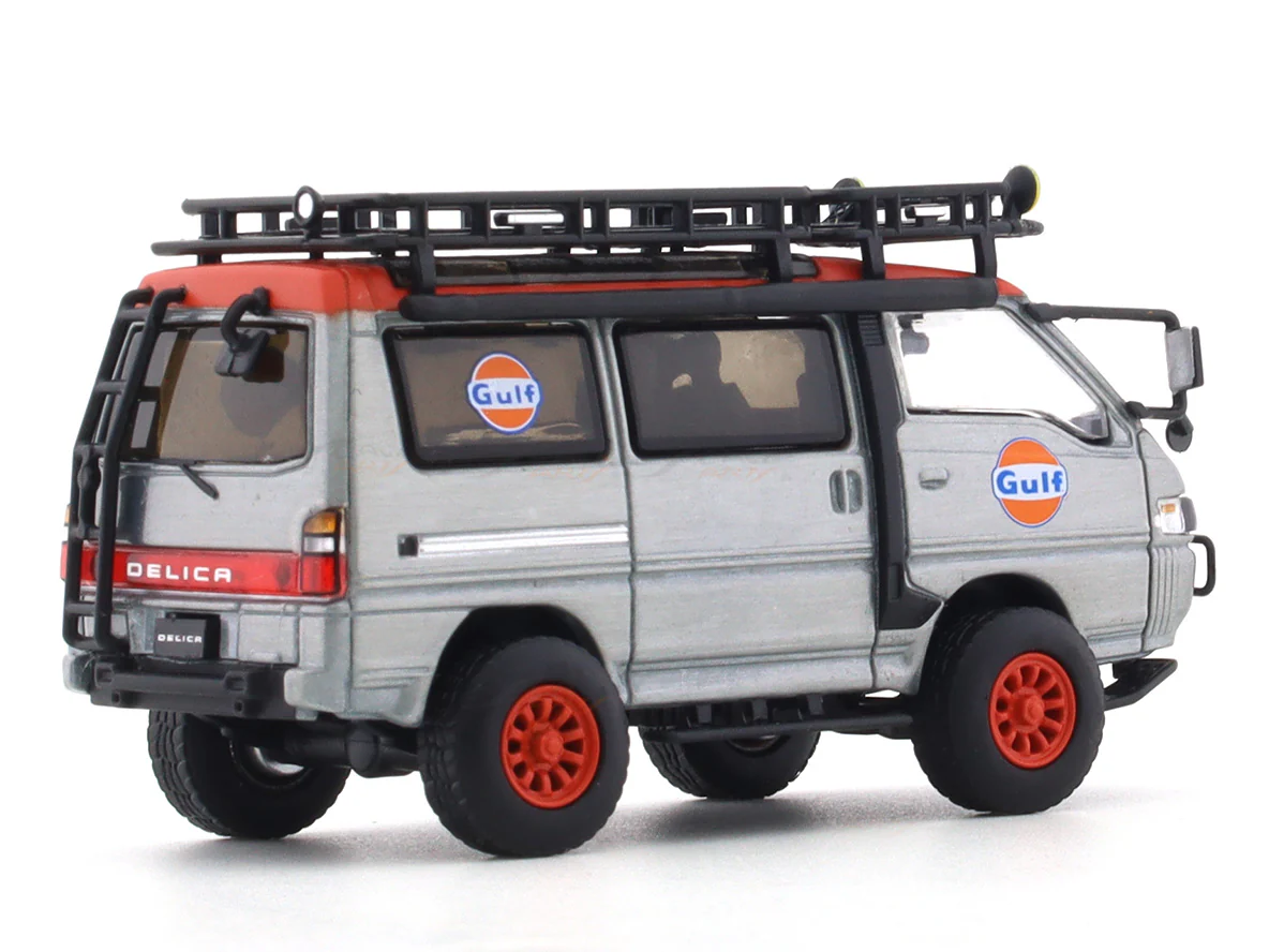 Mitsubishi Delica Star Wagon 4WD Gulf metal 1:64 Autobots Model diecast scale model van - Image 5