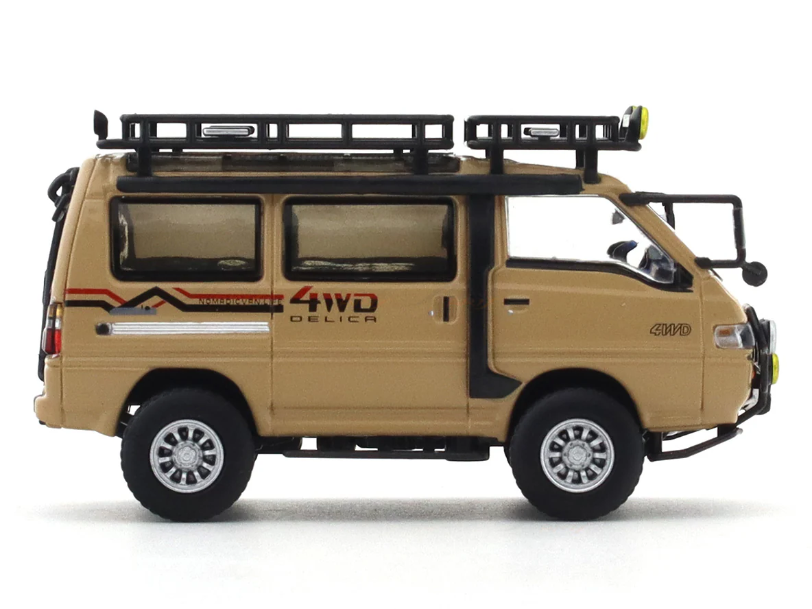 Mitsubishi Delica Star Wagon 4WD Khaki 1:64 Autobots diecast scale model car miniature car - Image 6