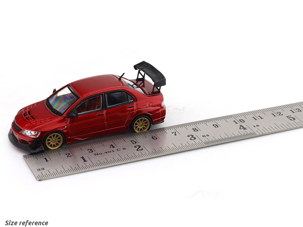 Mitsubishi Evolution IX Red 1:64 CM Model diecast scale model car miniature - Image 10