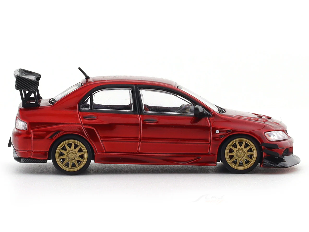 Mitsubishi Evolution IX Red 1:64 CM Model diecast scale model car miniature - Image 5