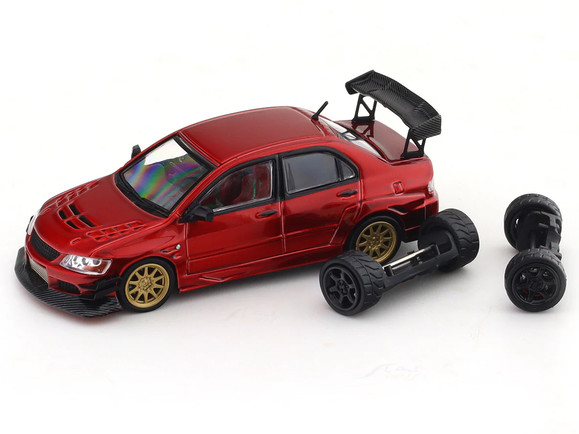 Mitsubishi Evolution IX Red 1:64 CM Model diecast scale model car miniature - Image 9
