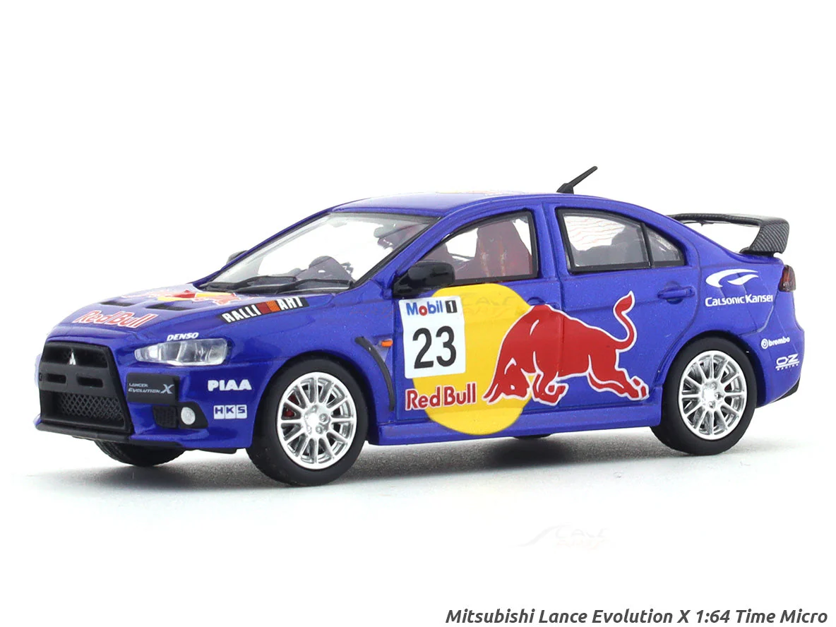 Mitsubishi Lancer Evolution X RB 1:64 Time Micro diecast scale model collectible