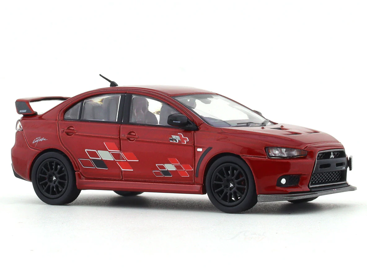 Mitsubishi Lancer Evolution X red 1:64 Hobby Japan diecast scale model miniature car - Image 6