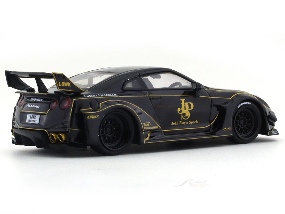 Nissan GTR-R R35 Liberty Walk Body Kit John Player Special 1:43 Solido diecast scale model car - Image 4