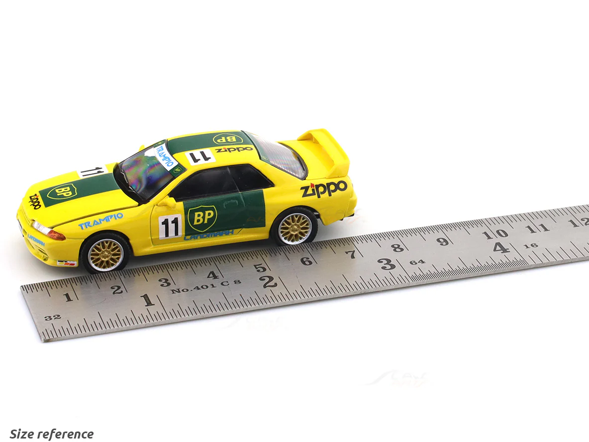 Nissan Skyline GT-R R32 BP 1:64 Time Micro Diecast Scale Model Car Miniature - Image 10