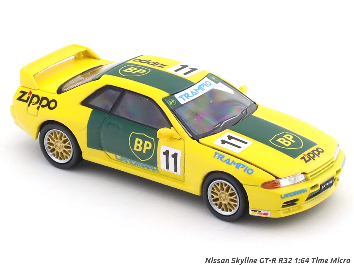 Nissan Skyline GT-R R32 BP 1:64 Time Micro Diecast Scale Model Car Miniature - Image 8