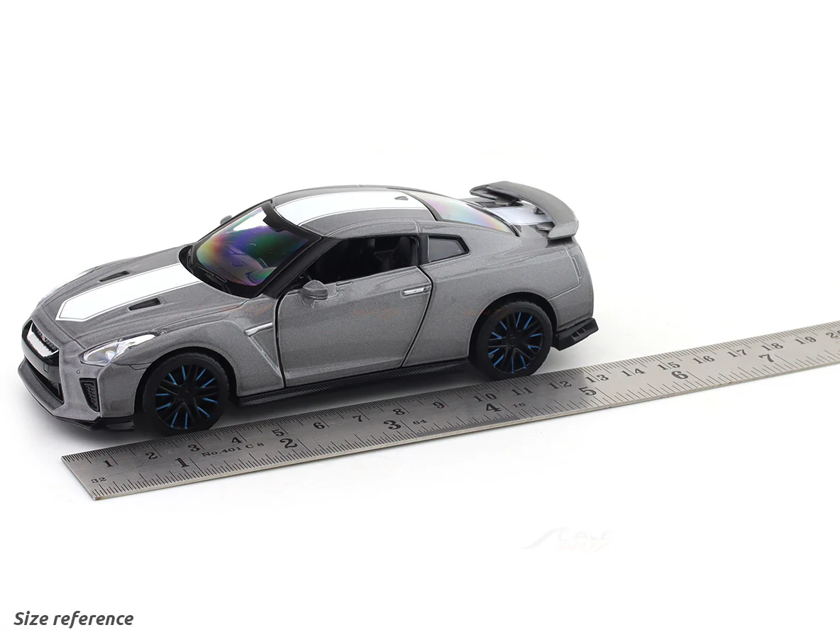 Nissan Skyline GT-R R35 50th Anniversary 1:32 MSZ licensed pullback diecast Scale Model car collectible - Image 2