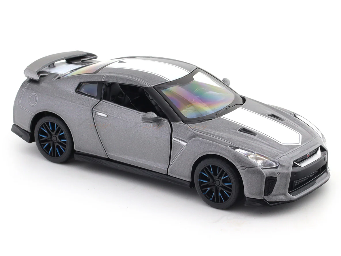 Nissan Skyline GT-R R35 50th Anniversary 1:32 MSZ licensed pullback diecast Scale Model car collectible - Image 8