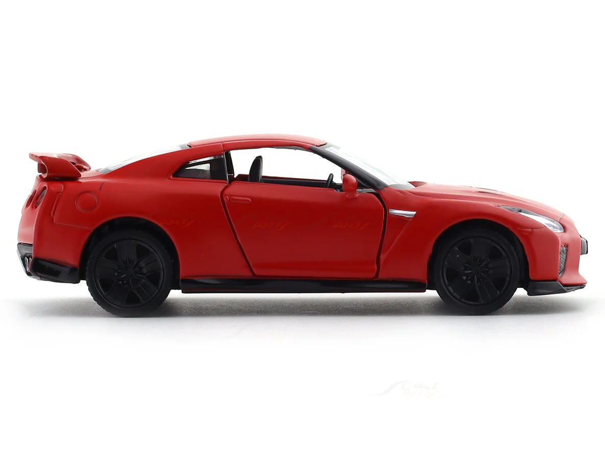 Nissan Skyline GT-R R35 Matte Red 1:33-42 RMZ City licensed pull back car scale model - Image 5