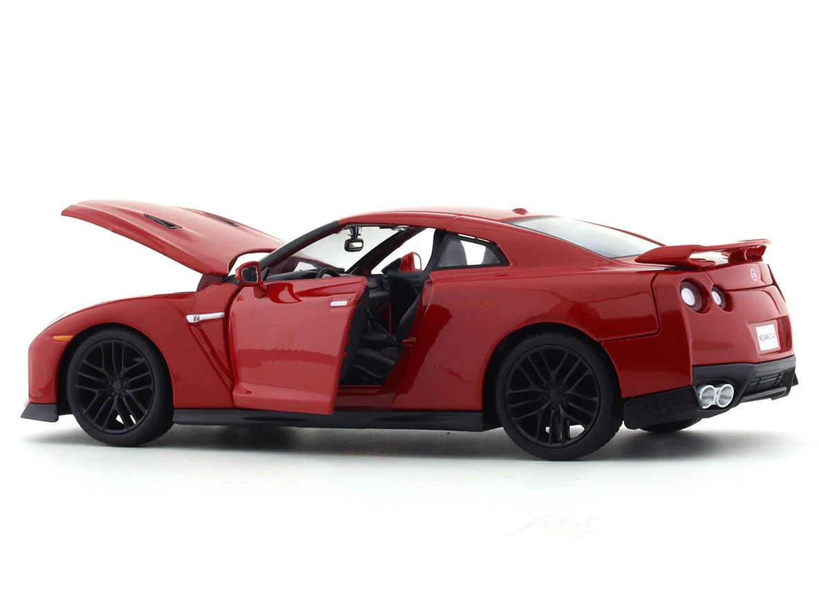 Nissan Skyline GT-R R35 Red 1:24 Bburago licensed diecast Scale Model car - Image 9