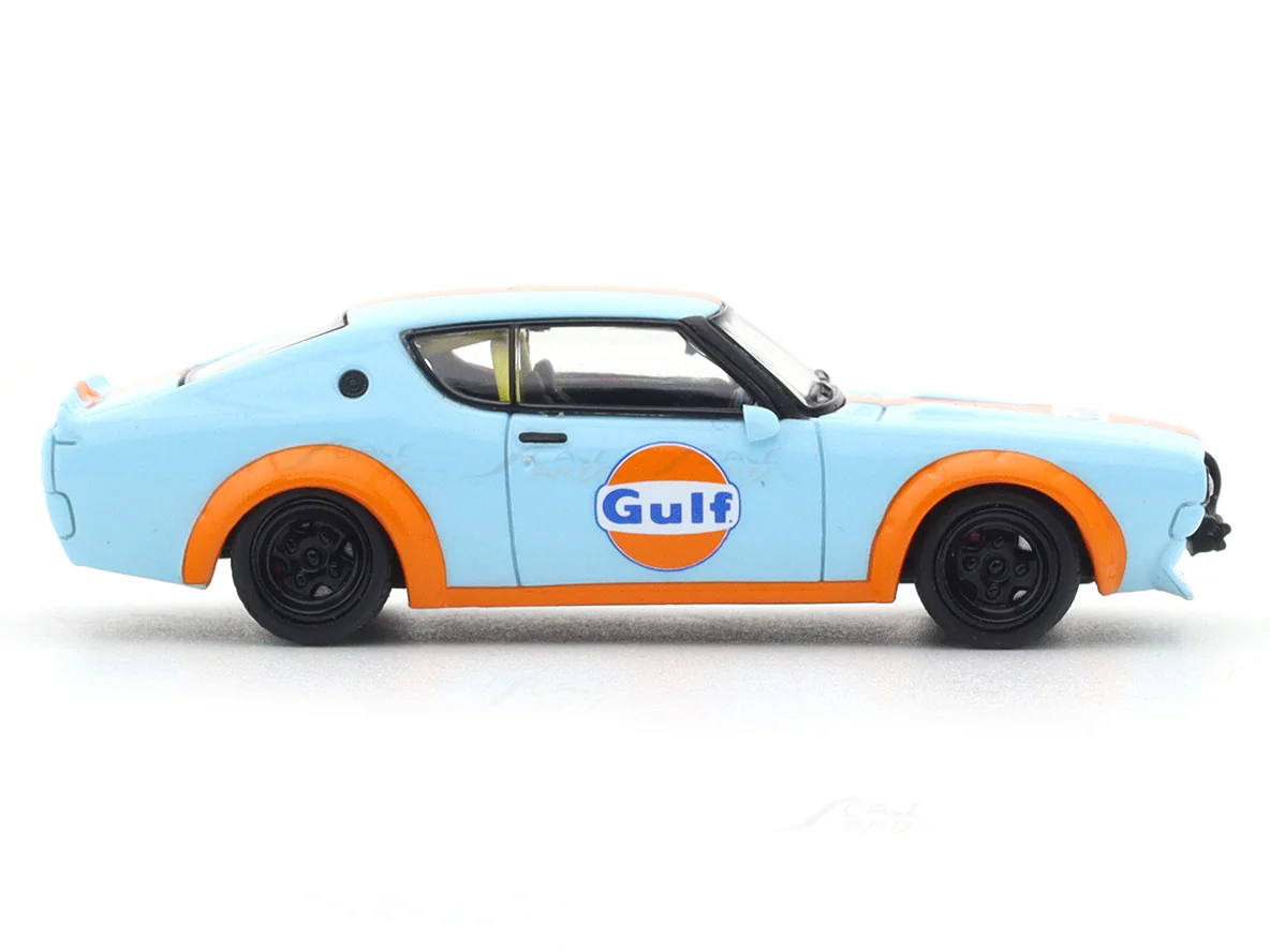 Nissan Skyline KPGC110 gulf 1:64 Time Micro diecast scale model car miniature - Image 6