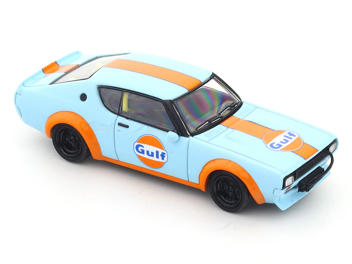 Nissan Skyline KPGC110 gulf 1:64 Time Micro diecast scale model car miniature - Image 8