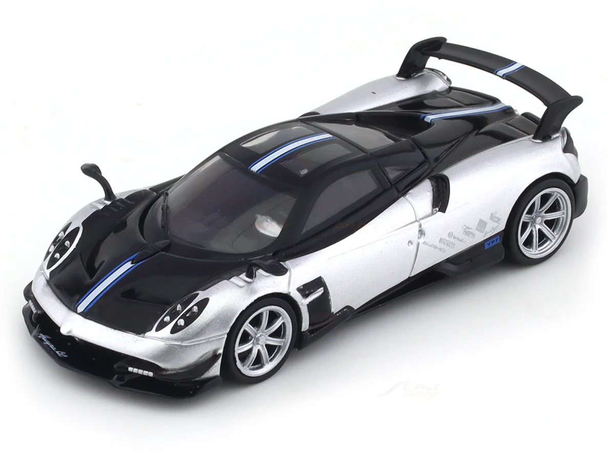 Pagani Huayra BC Grigio Mercurio 1:64 Tarmac works diecast scale model car - Image 7