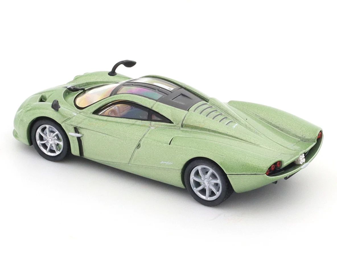 Pagani Huayra Codalunga green 1:64 PosterCars licensed diecast scale model car miniature car - Image 10