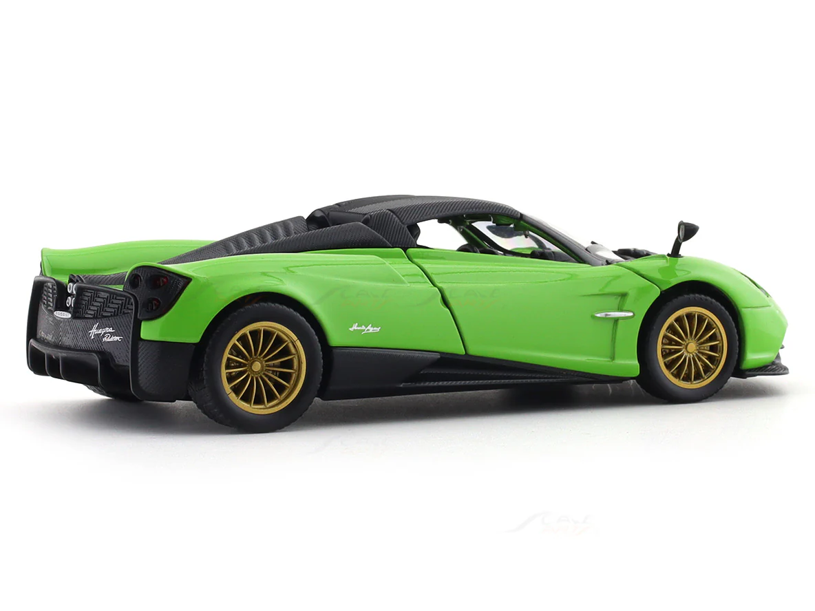 Pagani Huayra Green 1:32 MSZ licensed pullback diecast Scale Model car collectible - Image 4