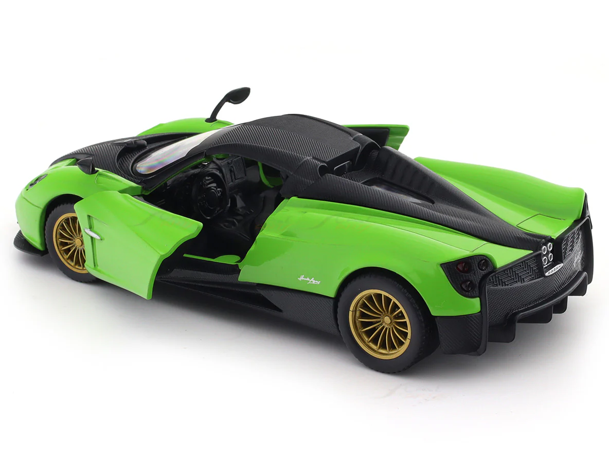 Pagani Huayra Green 1:32 MSZ licensed pullback diecast Scale Model car collectible - Image 9