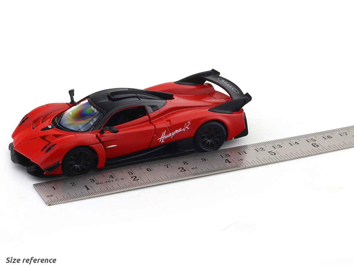 Pagani Huayra R matte red 1:33-42 RMZ City licensed pull back car scale model - Image 10