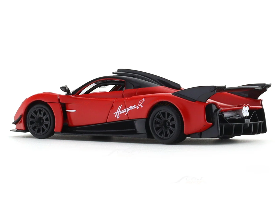 Pagani Huayra R matte red 1:33-42 RMZ City licensed pull back car scale model - Image 3