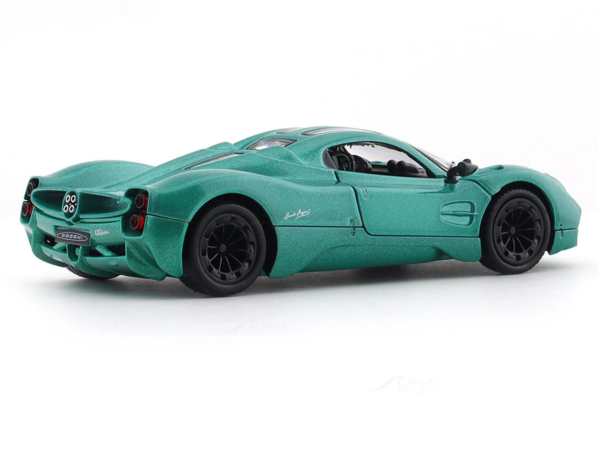 Pagani Utopia Green 1:33-42 RMZ City licensed pull back car scale model - Image 4
