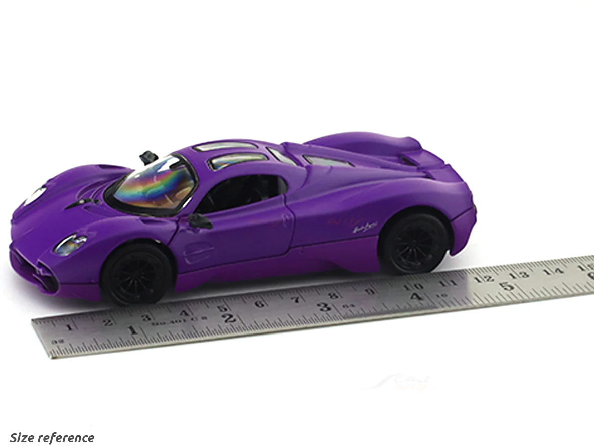Pagani Utopia Purple 1:33-42 RMZ City licensed pull back car scale model - Image 11