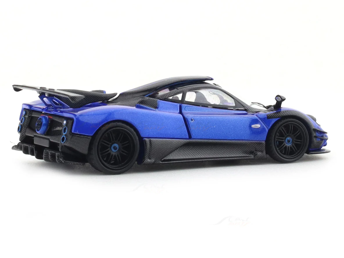 Pagani Zonda 760 blue 1:64 HKM diecast scale model miniature car collectible - Image 4