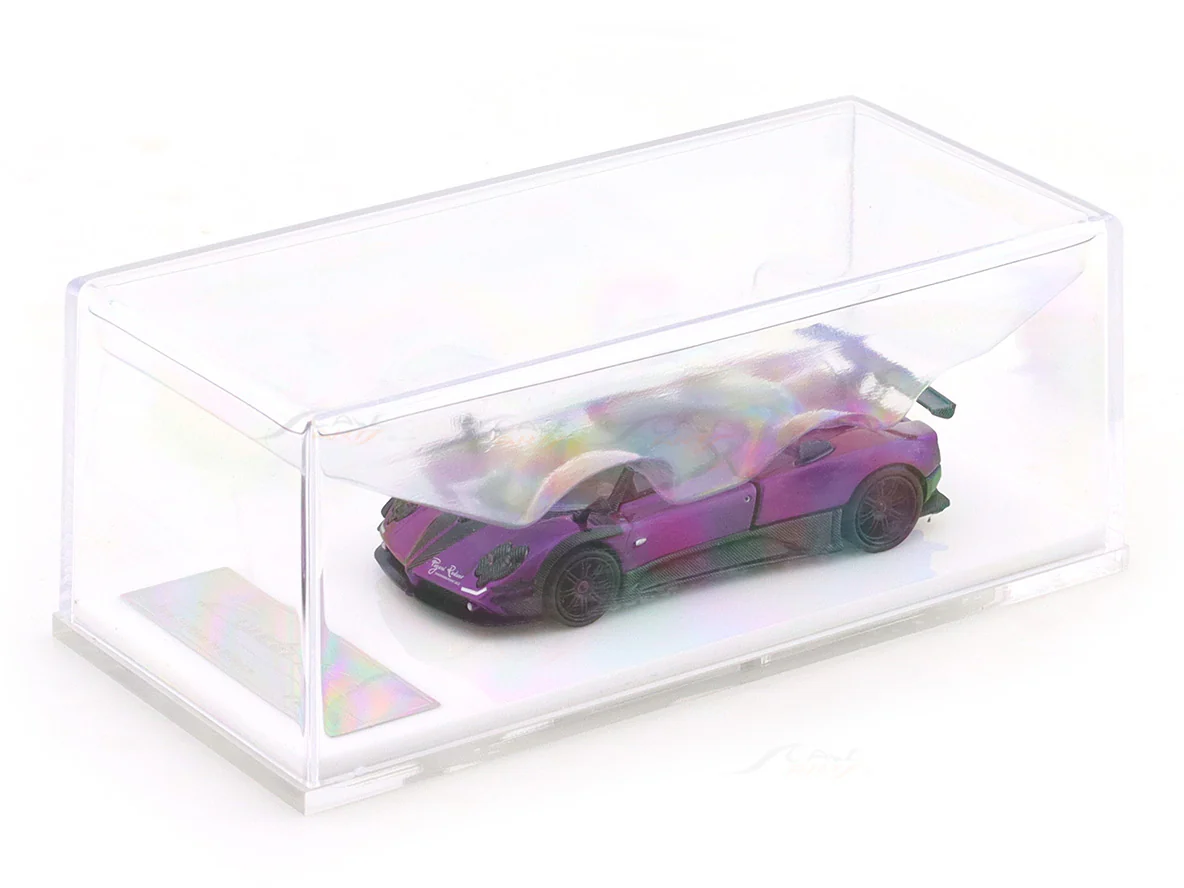 Pagani Zonda 760 purple 1:64 HKM diecast scale model miniature car collectible - Image 7