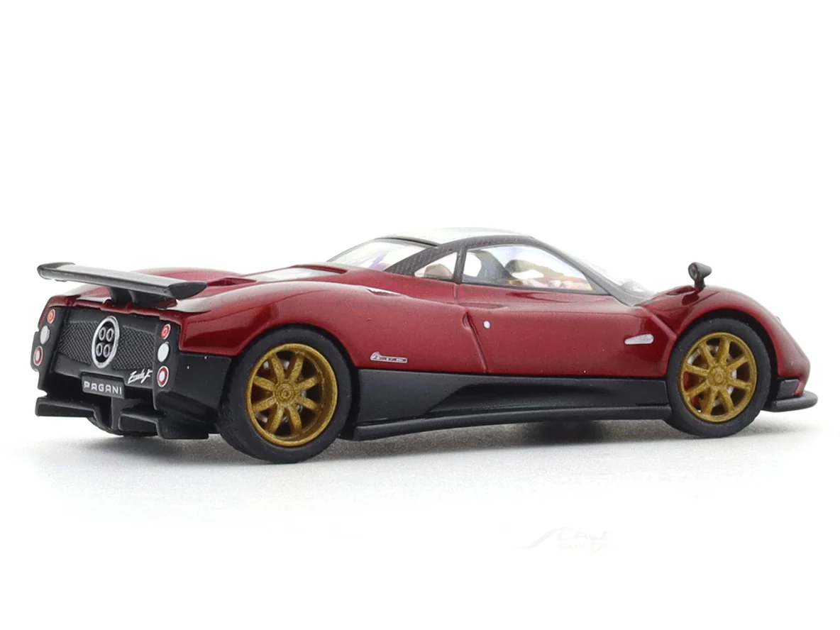 Pagani Zonda F red 1:64 PosterCars licensed diecast scale model car miniature car - Image 4