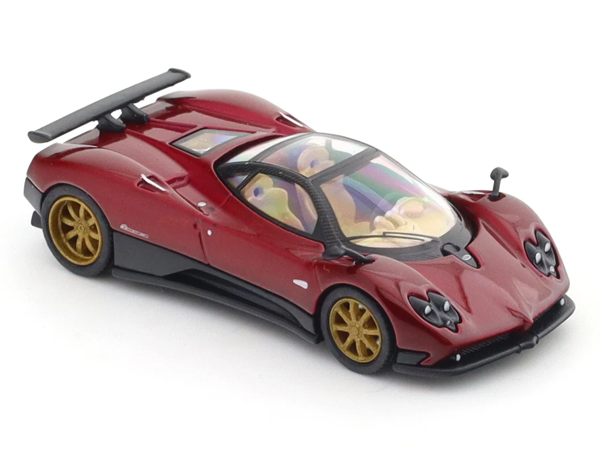 Pagani Zonda F red 1:64 PosterCars licensed diecast scale model car miniature car - Image 9