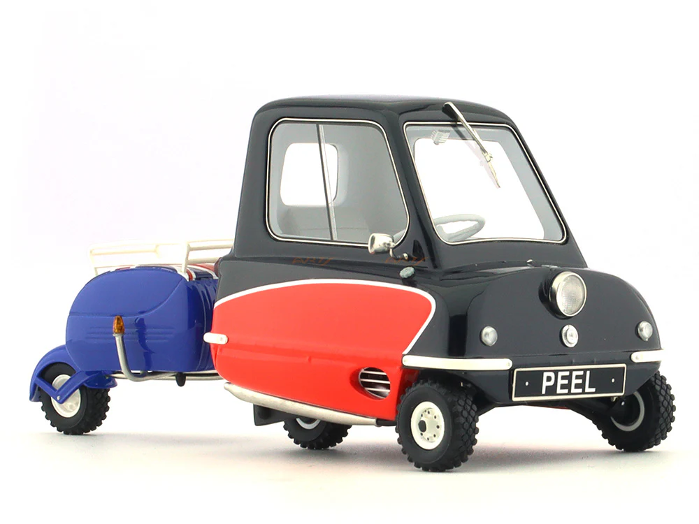 Peel 50 with trailer black 1:18 SUM Scale Model collectible - Image 6