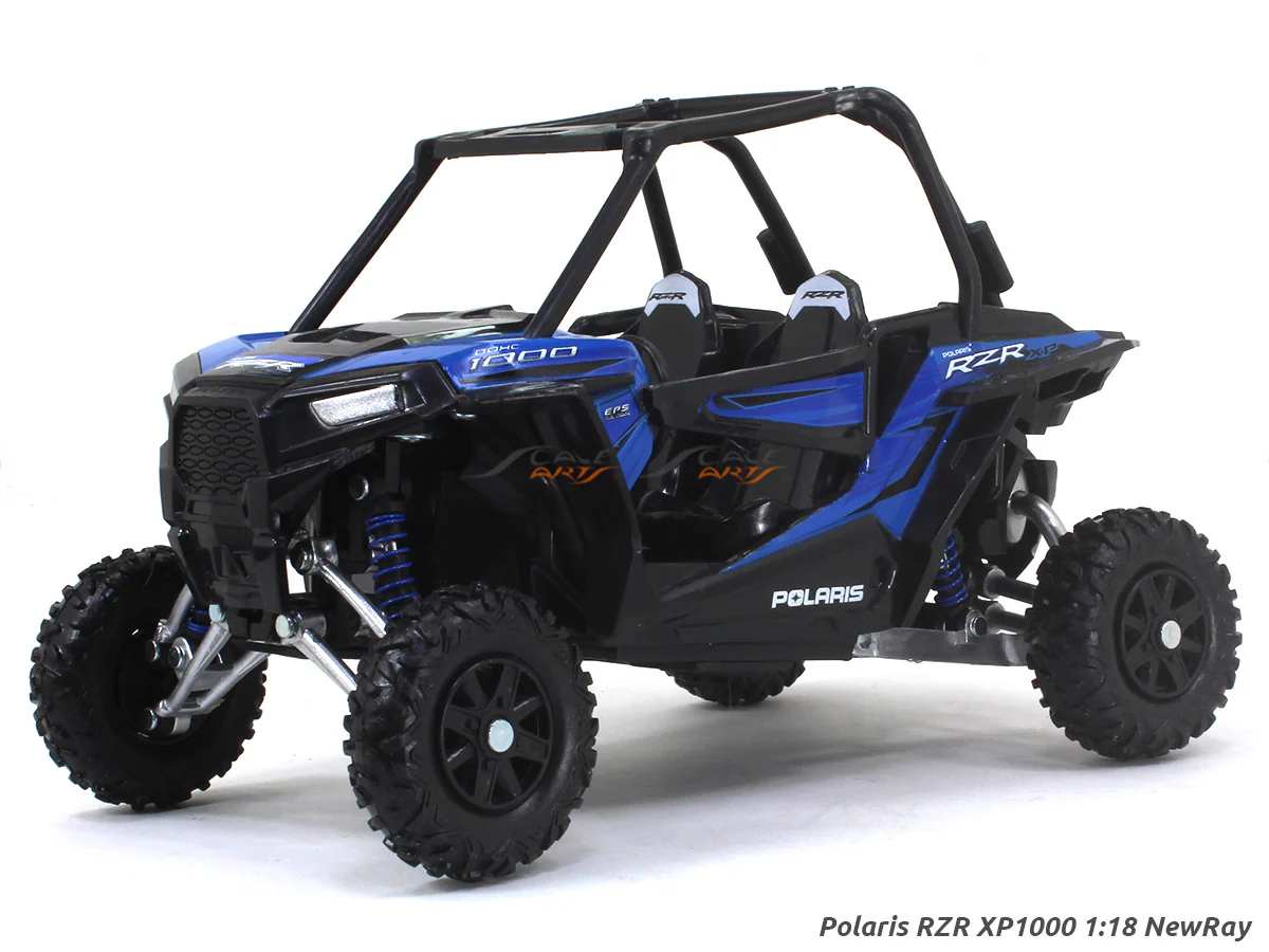 Polaris RZR XP1000 blue 1:18 NewRay ATV diecast scale model