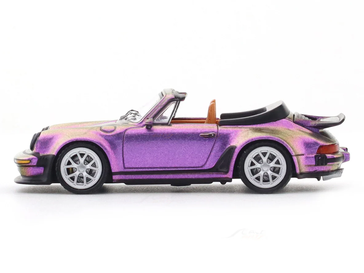 Porsche 911 930 Singer cool purple 1:64 Rhino diecast scale model car miniature car - Image 2