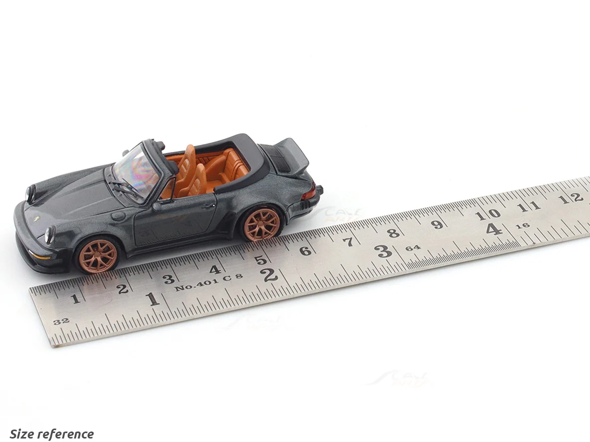 Porsche 911 930 Singer grey 1:64 Rhino diecast scale model car miniature car - Image 9