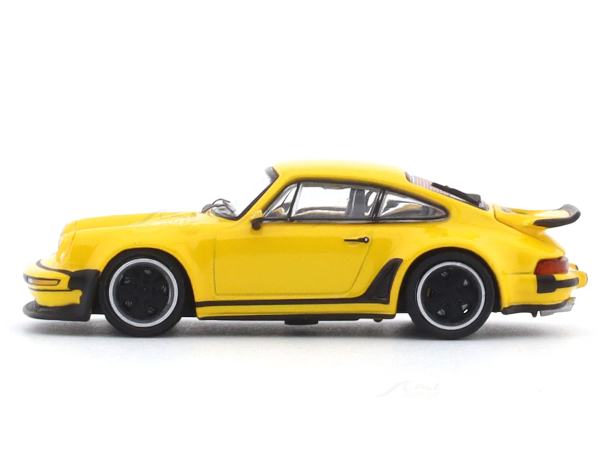 Porsche 911 964 Singer yellow 1:64 Rhino Model diecast scale model car - Image 2
