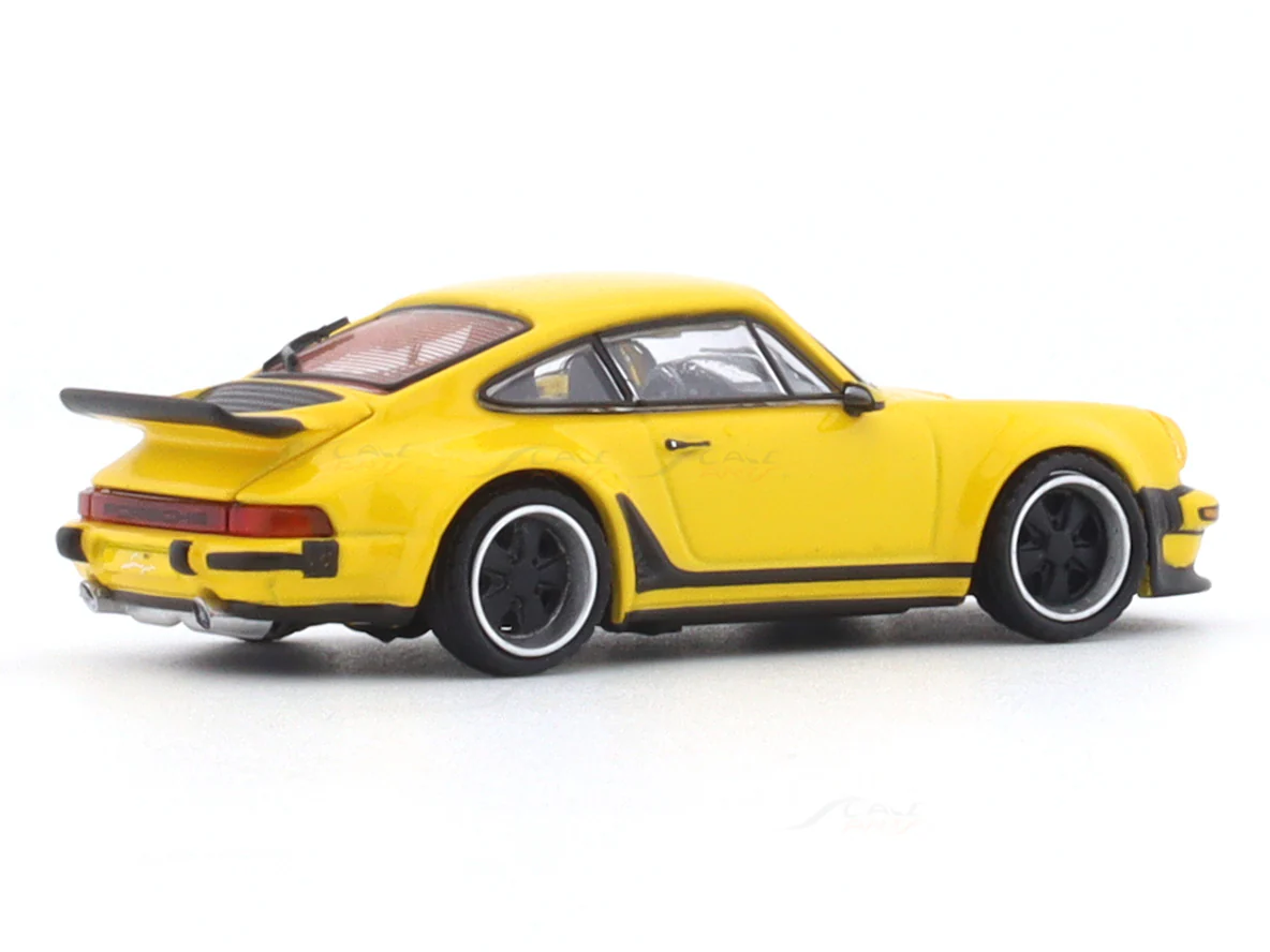 Porsche 911 964 Singer yellow 1:64 Rhino Model diecast scale model car - Image 4